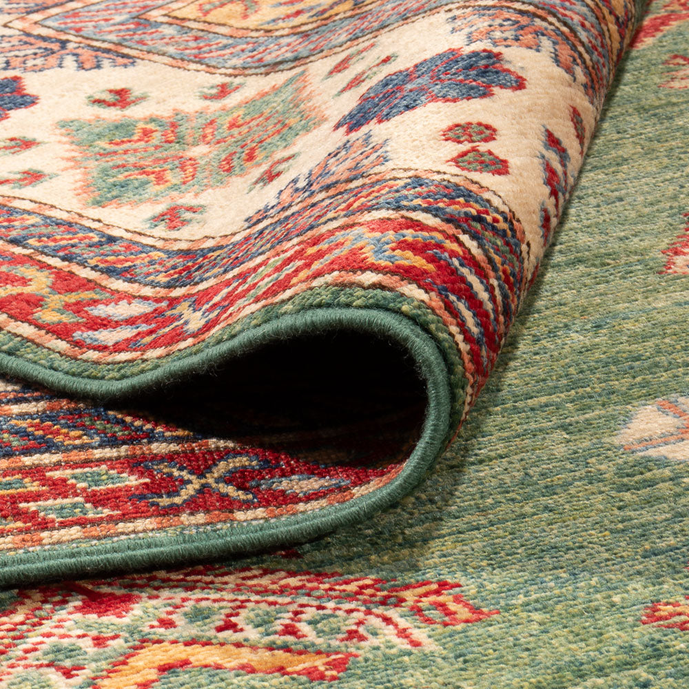 Tappeto Ziegler - Kazak - 296 x 201 cm - verde chiaro