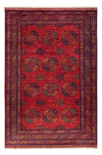 Tappeto afgano - Kunduz - 307 x 207 cm - rosso