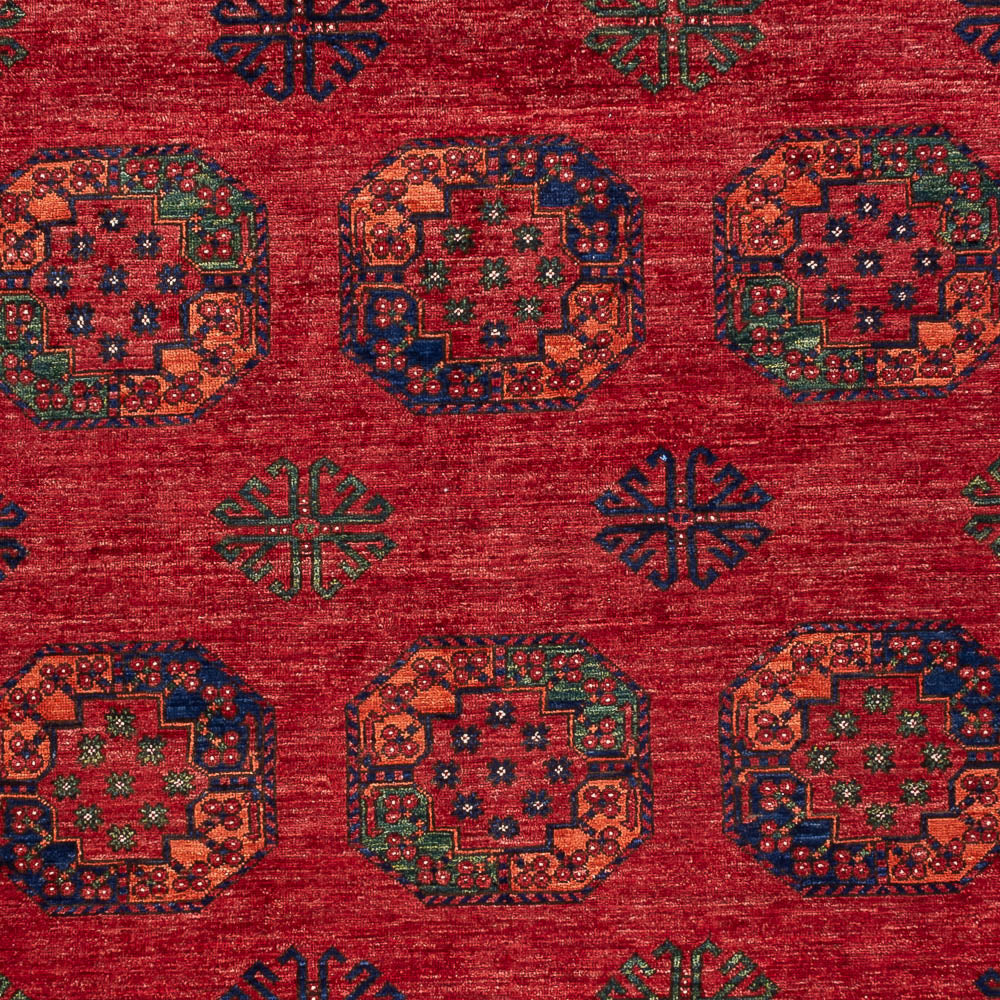 Tappeto afgano - Kunduz - 307 x 207 cm - rosso