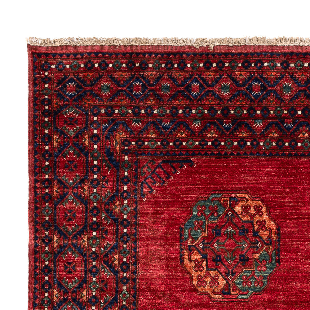 Tappeto afgano - Kunduz - 291 x 212 cm - rosso