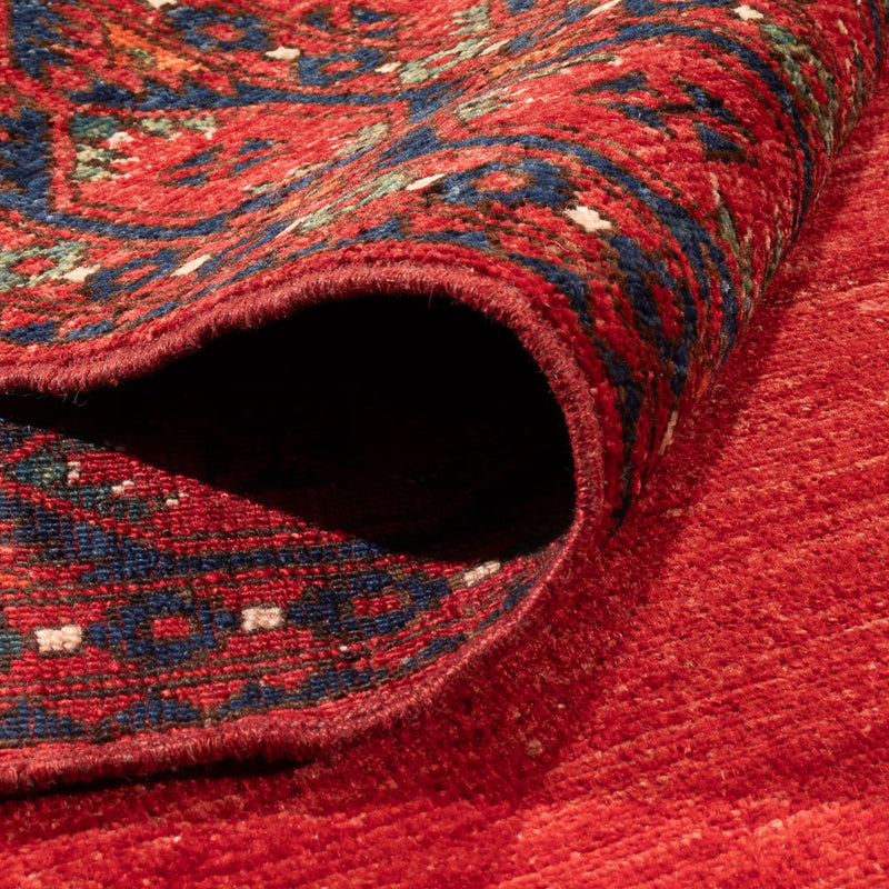 Tappeto afgano - Kunduz - 291 x 212 cm - rosso
