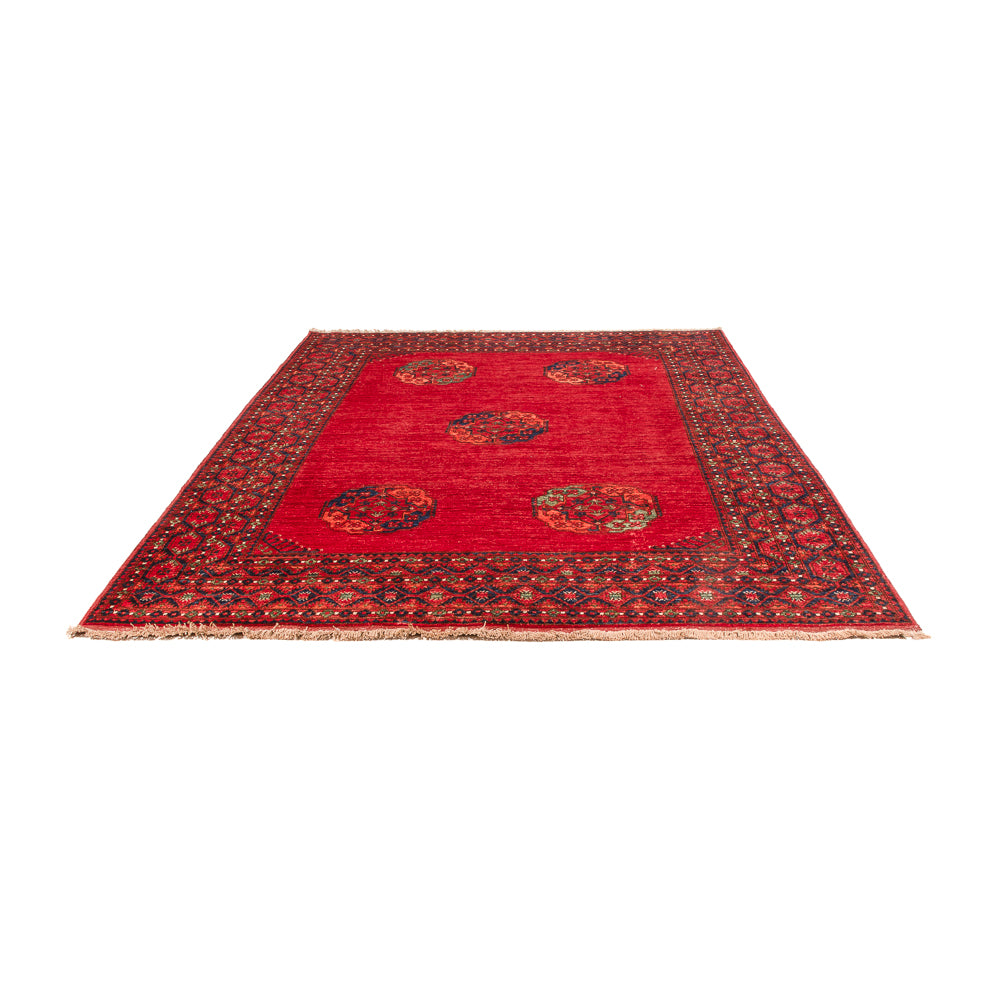 Tappeto afgano - Kunduz - 291 x 212 cm - rosso