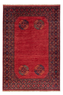 Tappeto afgano - Kunduz - 294 x 203 cm - rosso