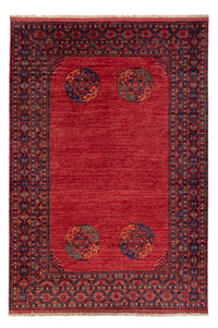 Tappeto afgano - Kunduz - 294 x 203 cm - rosso