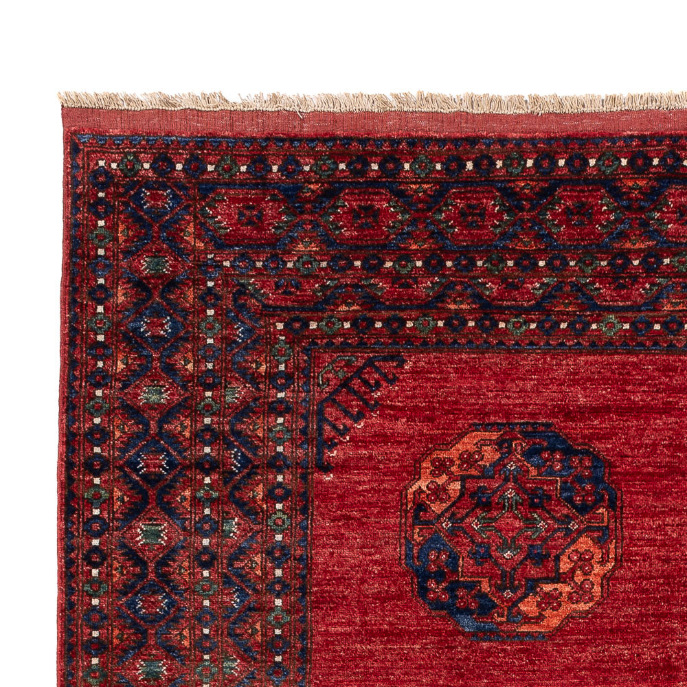 Tappeto afgano - Kunduz - 294 x 203 cm - rosso