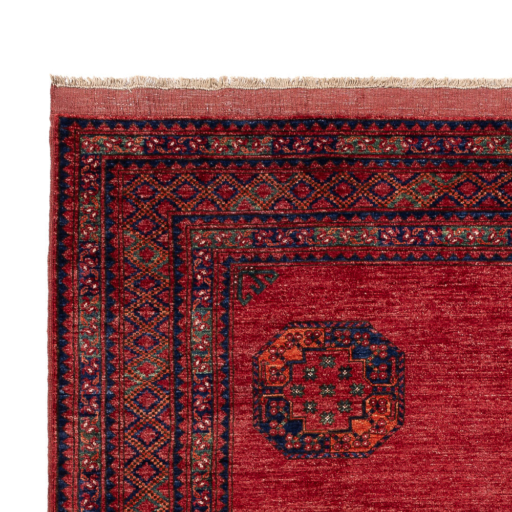Tappeto afgano - Kunduz - 294 x 206 cm - rosso
