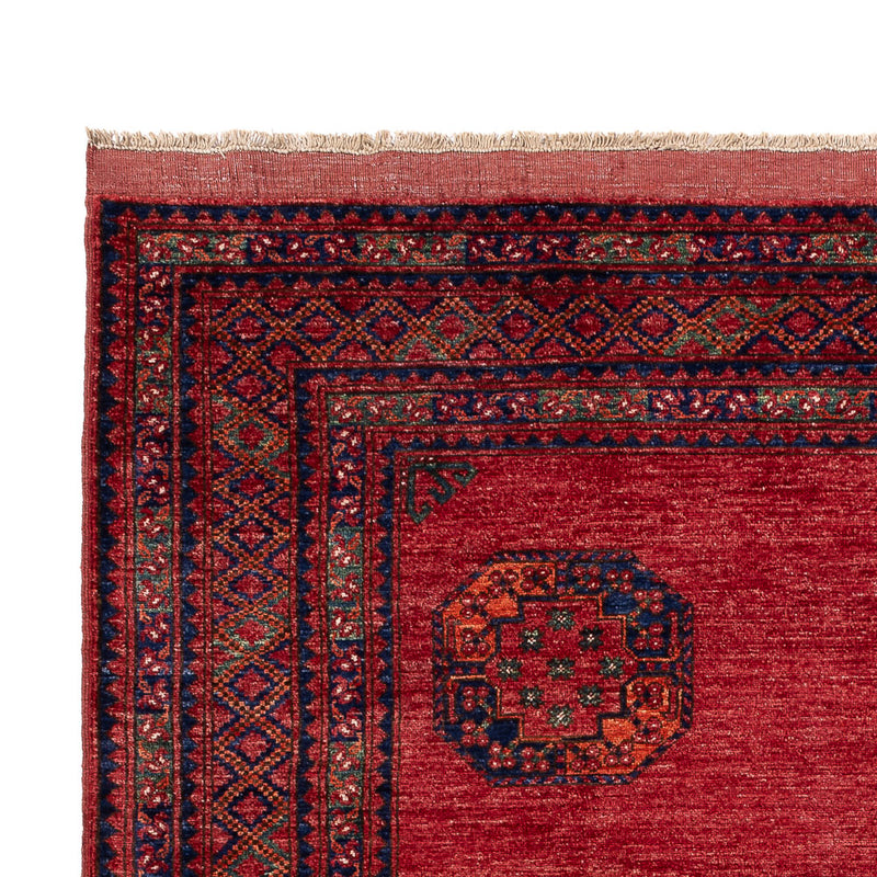 Tappeto afgano - Kunduz - 294 x 206 cm - rosso
