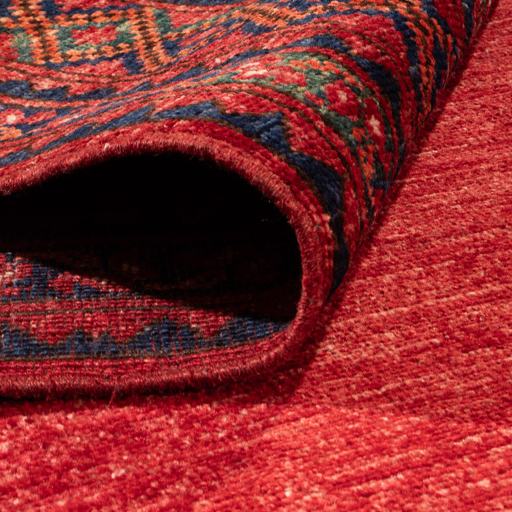 Tappeto afgano - Kunduz - 294 x 206 cm - rosso