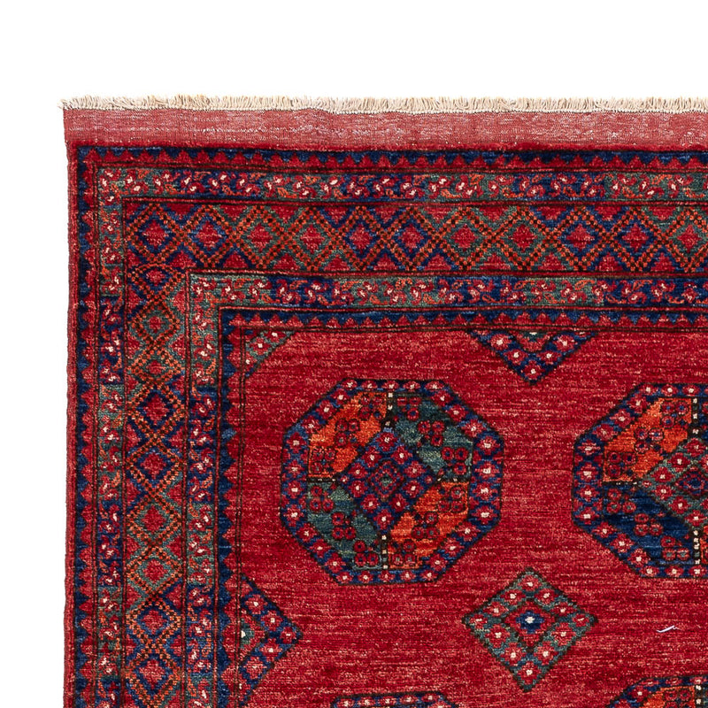 Tappeto afgano - Kunduz - 297 x 207 cm - rosso