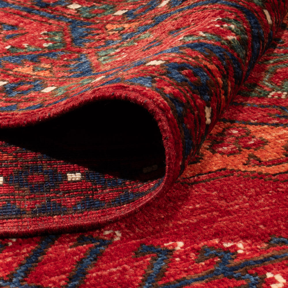 Tappeto afgano - Kunduz - 312 x 208 cm - rosso