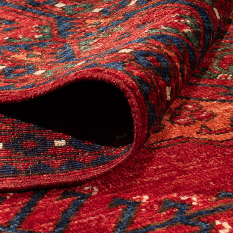 Tappeto afgano - Kunduz - 312 x 208 cm - rosso