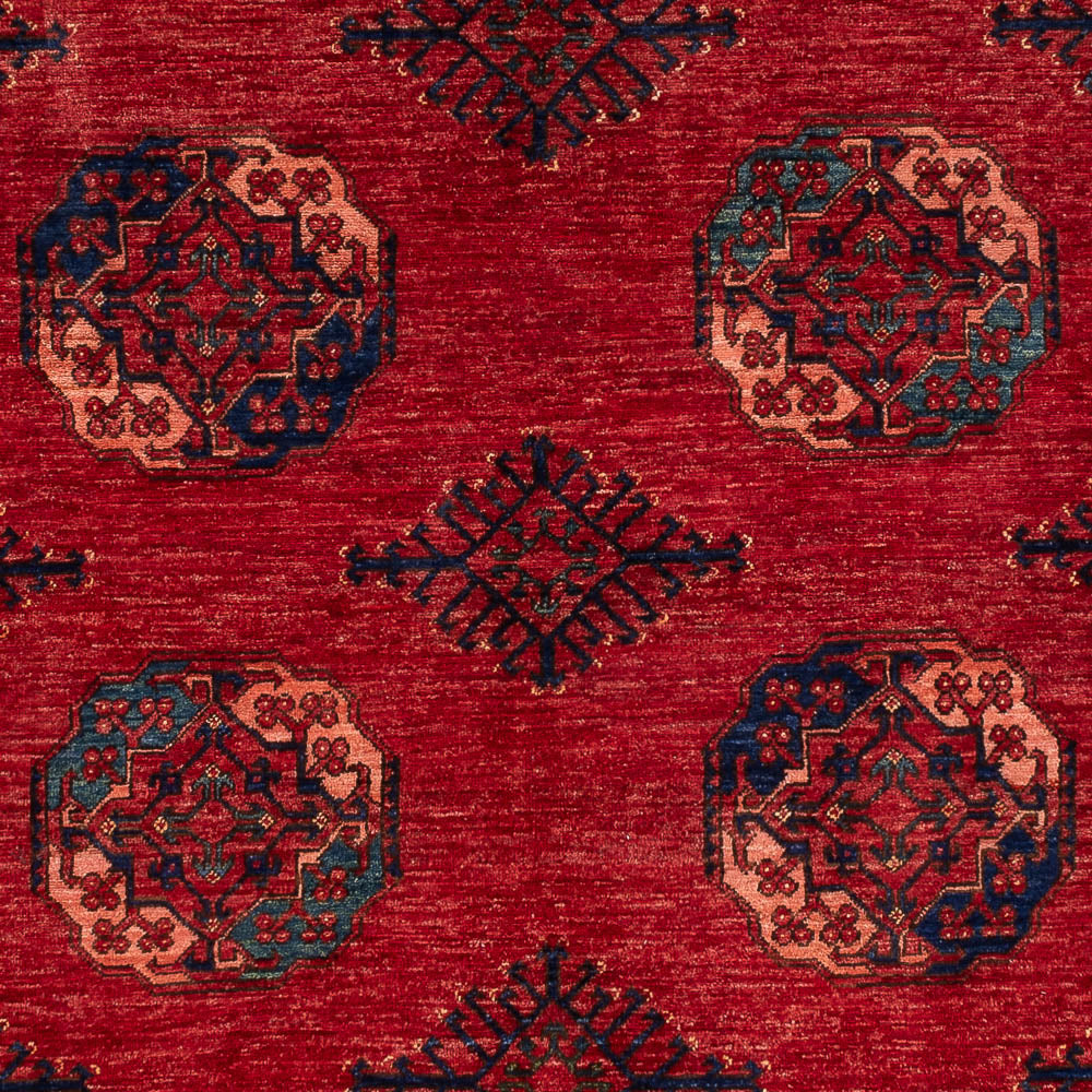 Tappeto afgano - Kunduz - 287 x 215 cm - rosso