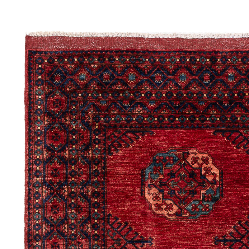 Tappeto afgano - Kunduz - 287 x 215 cm - rosso
