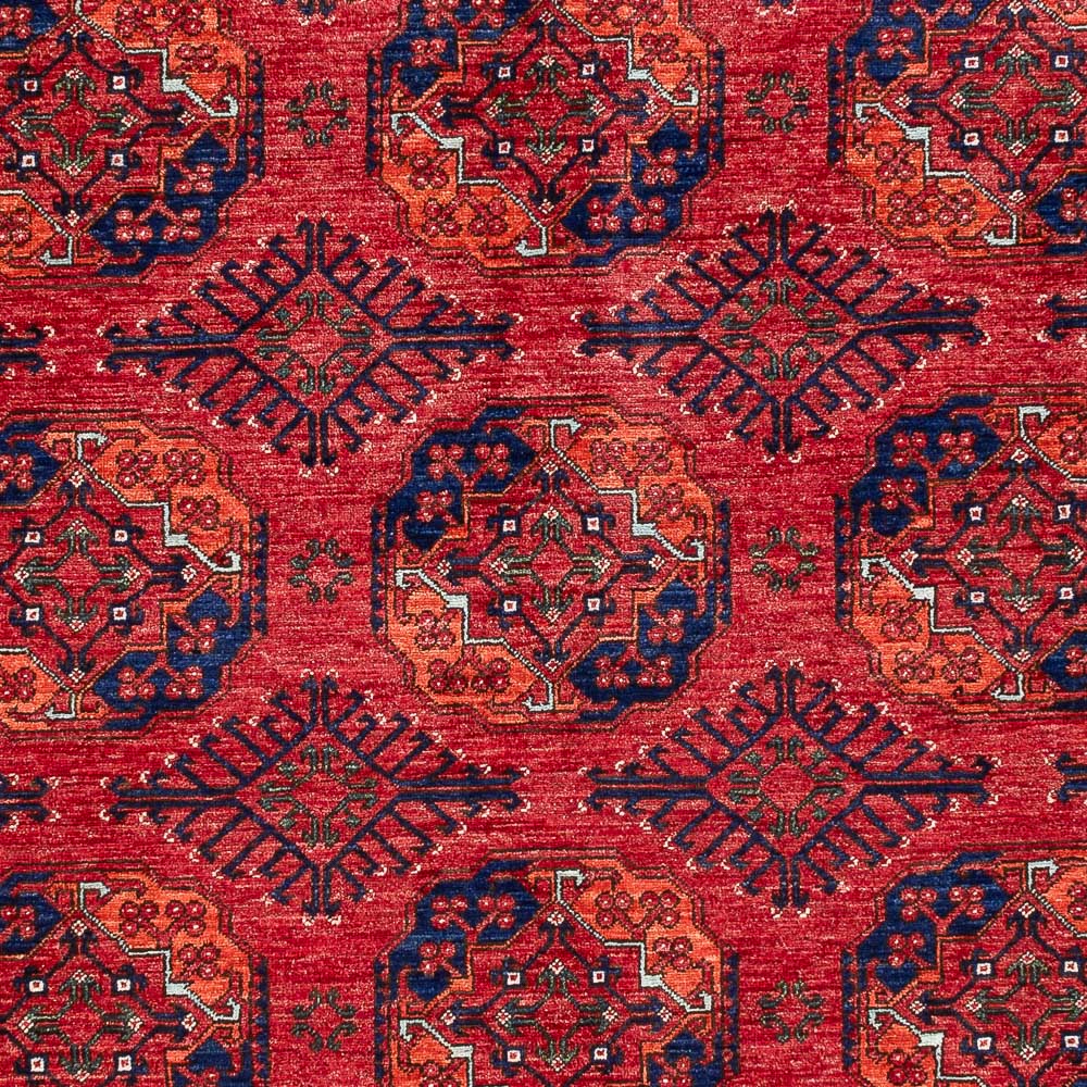 Tappeto afgano - Kunduz - 296 x 207 cm - rosso chiaro