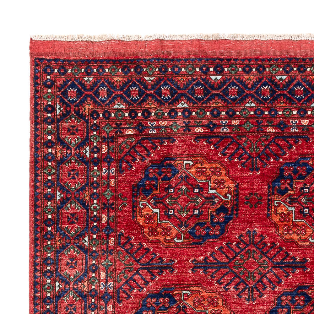 Tappeto afgano - Kunduz - 296 x 207 cm - rosso chiaro
