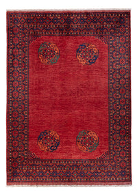 Tappeto afgano - Kunduz - 288 x 216 cm - rosso