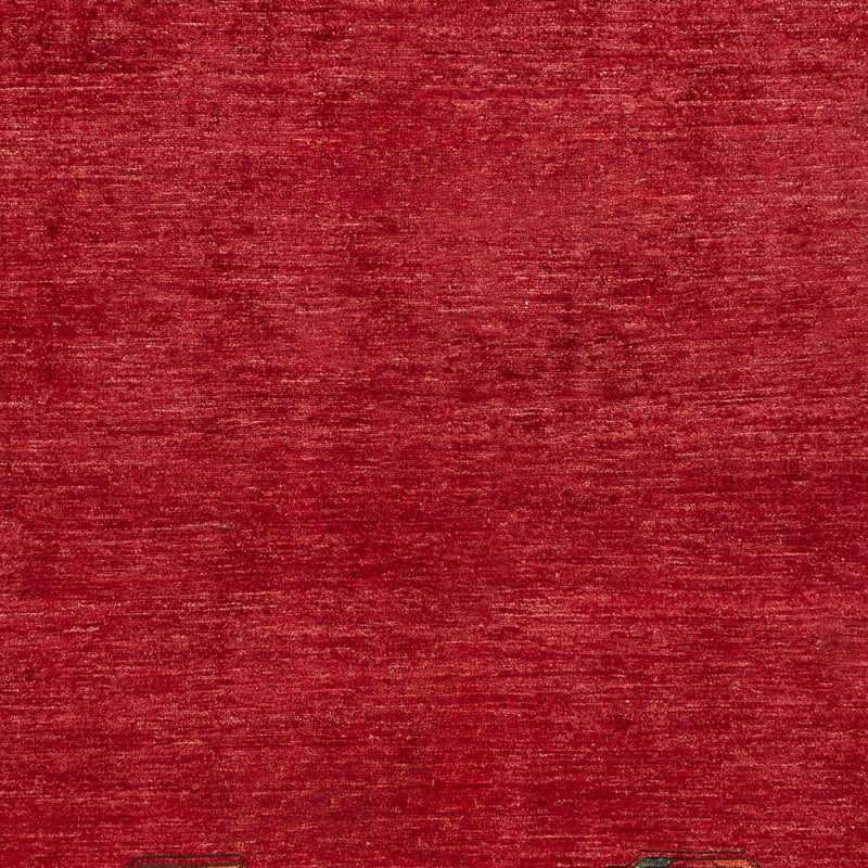 Tappeto afgano - Kunduz - 288 x 216 cm - rosso
