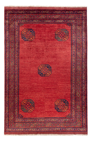 Tappeto afgano - Kunduz - 302 x 203 cm - rosso