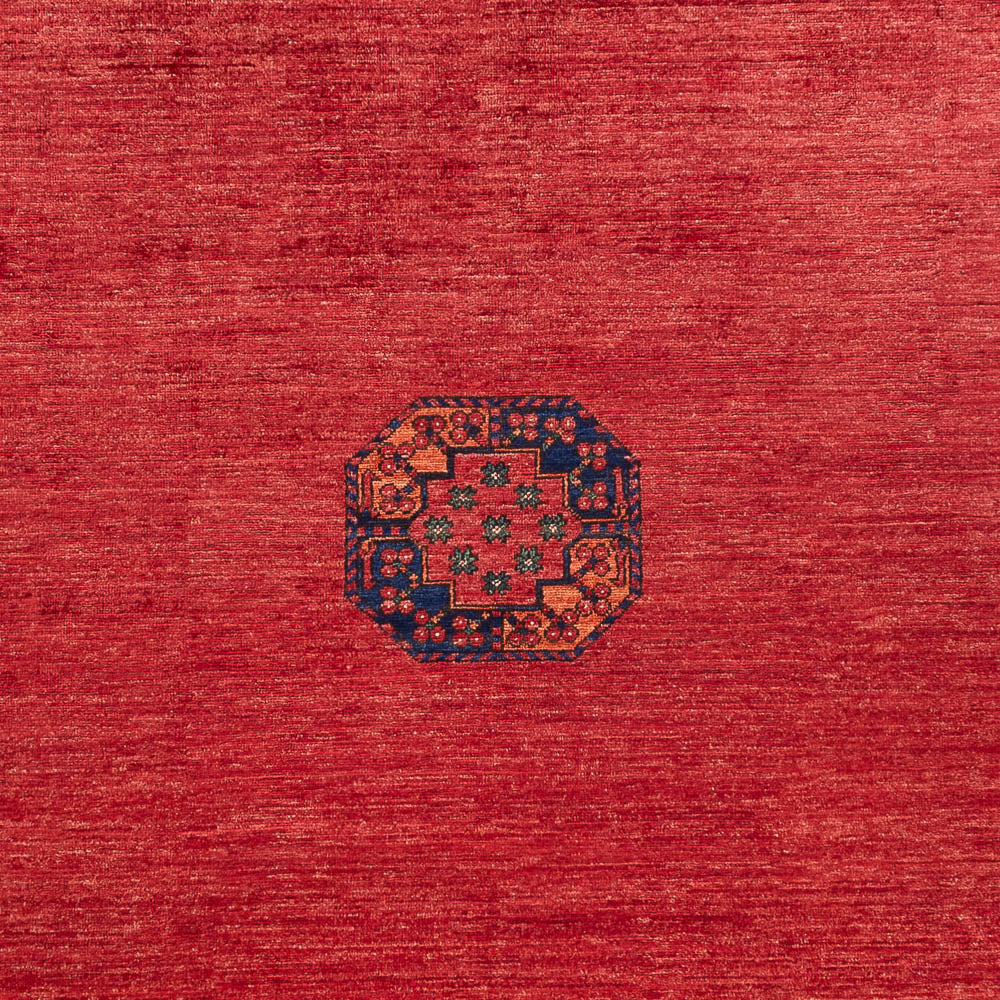 Tappeto afgano - Kunduz - 302 x 203 cm - rosso