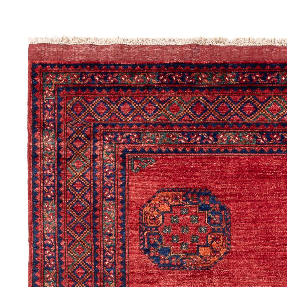 Tappeto afgano - Kunduz - 302 x 203 cm - rosso