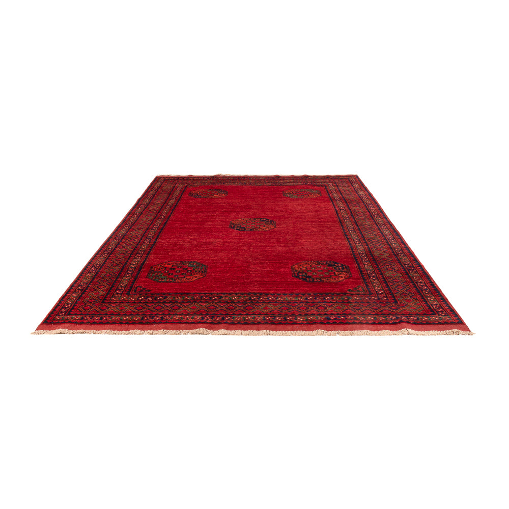 Tappeto afgano - Kunduz - 302 x 203 cm - rosso