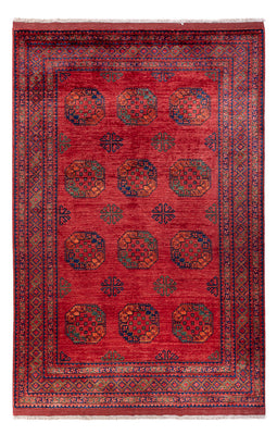 Tappeto afgano - Kunduz - 305 x 203 cm - rosso