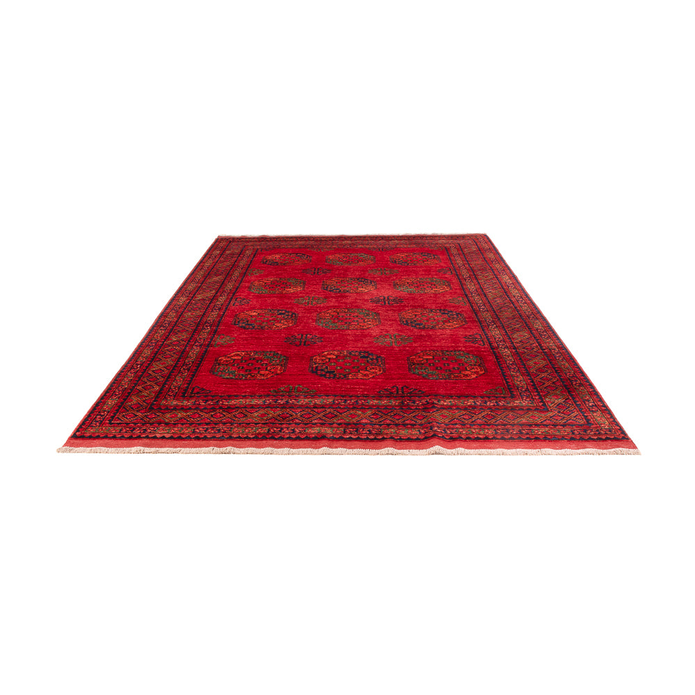 Tappeto afgano - Kunduz - 305 x 203 cm - rosso