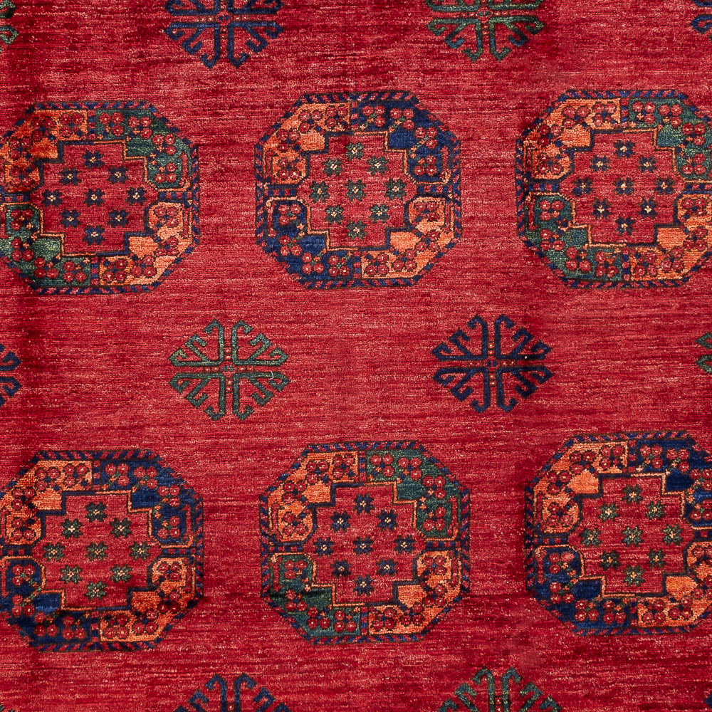 Tappeto afgano - Kunduz - 300 x 201 cm - rosso