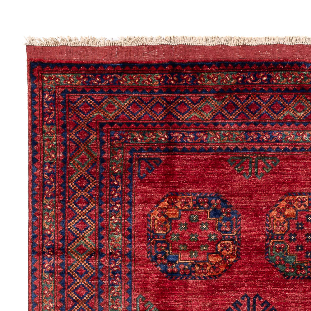 Tappeto afgano - Kunduz - 300 x 201 cm - rosso