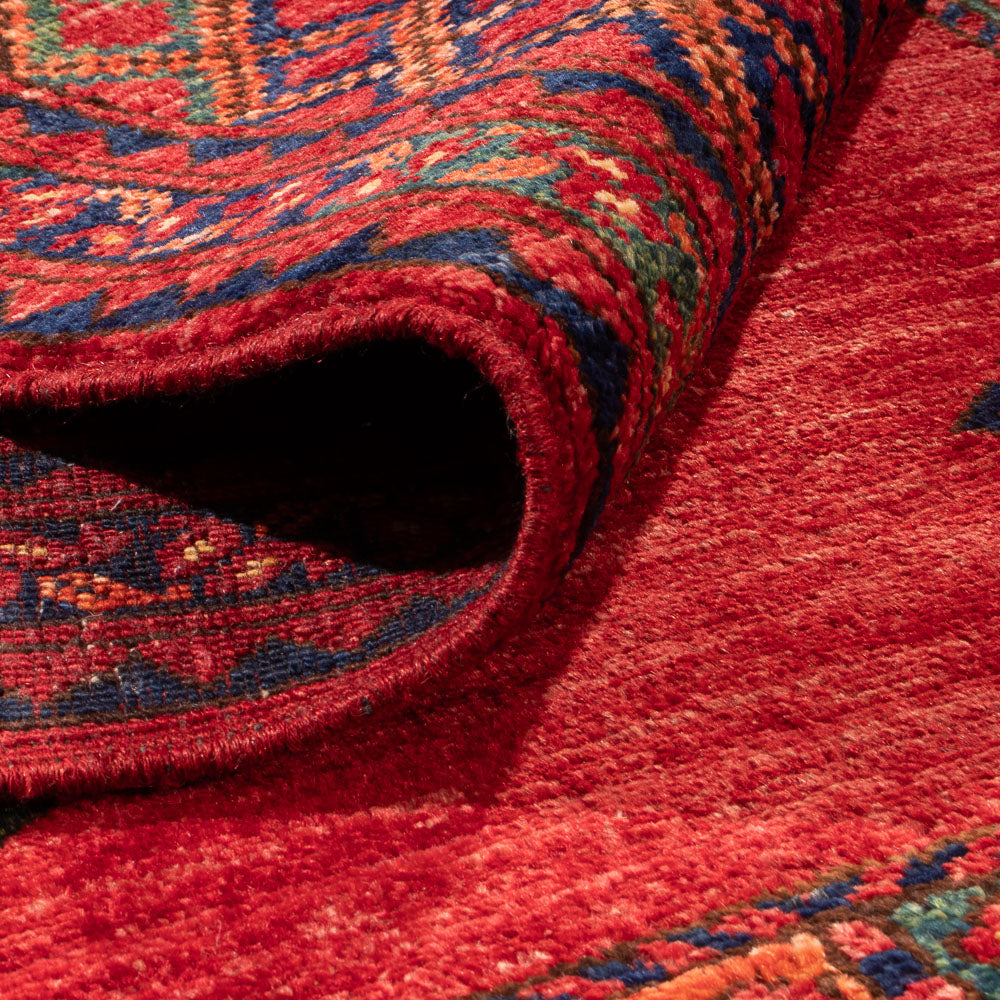 Tappeto afgano - Kunduz - 300 x 201 cm - rosso