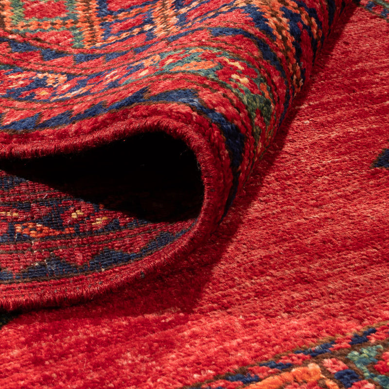 Tappeto afgano - Kunduz - 300 x 201 cm - rosso