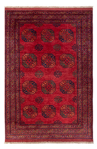 Tappeto afgano - Kunduz - 298 x 201 cm - rosso