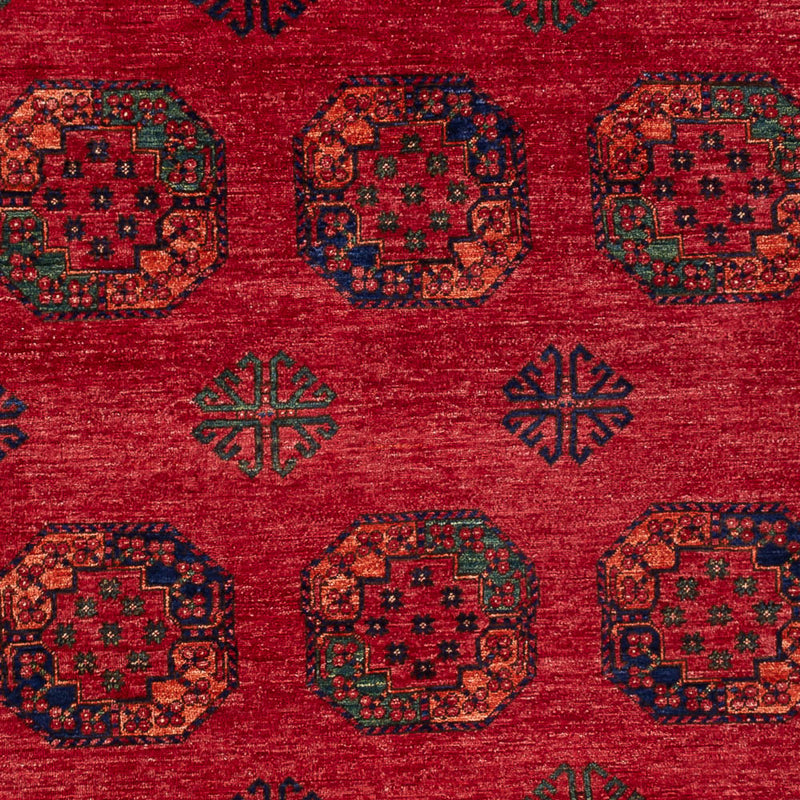 Tappeto afgano - Kunduz - 298 x 201 cm - rosso
