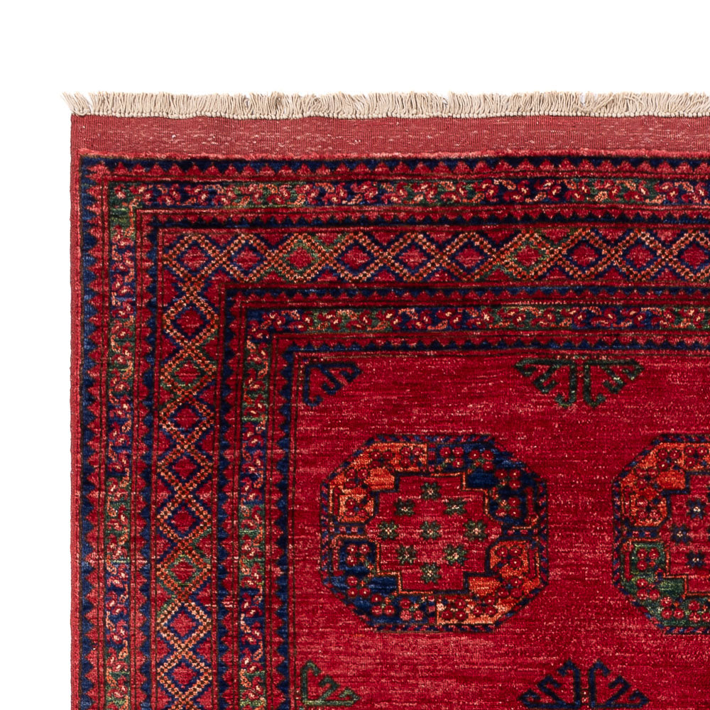 Tappeto afgano - Kunduz - 298 x 201 cm - rosso