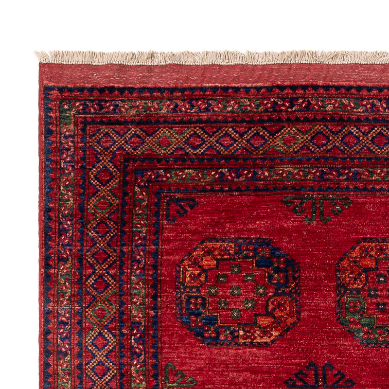 Tappeto afgano - Kunduz - 298 x 201 cm - rosso
