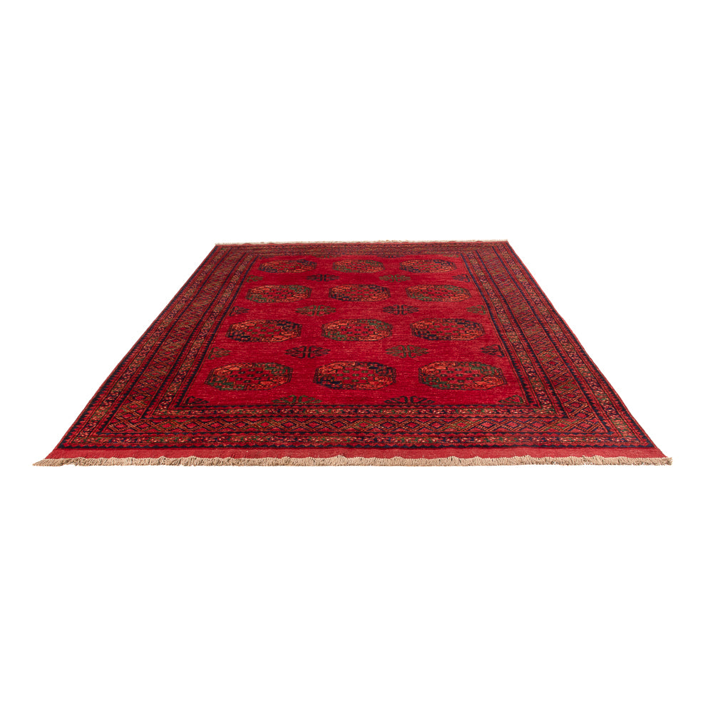 Tappeto afgano - Kunduz - 298 x 201 cm - rosso