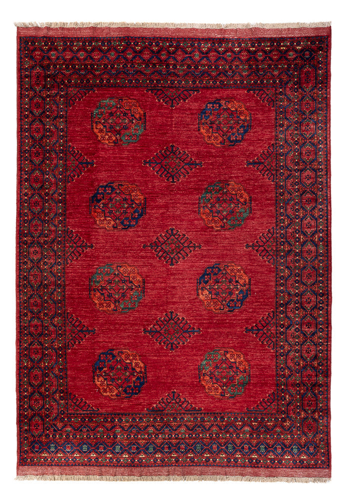 Tappeto afgano - Kunduz - 299 x 220 cm - rosso