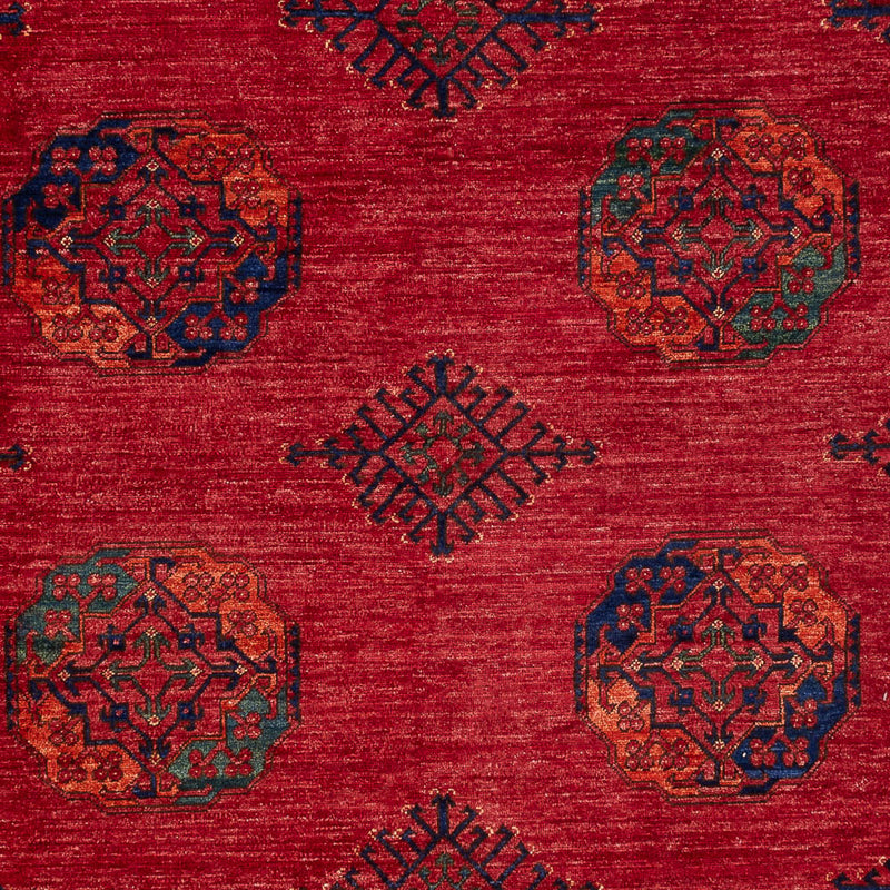 Tappeto afgano - Kunduz - 299 x 220 cm - rosso