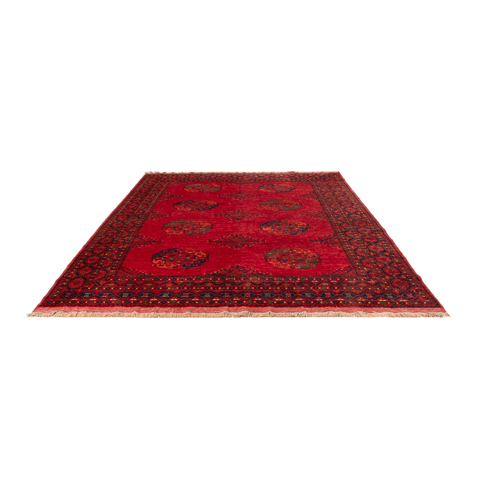 Tappeto afgano - Kunduz - 299 x 220 cm - rosso