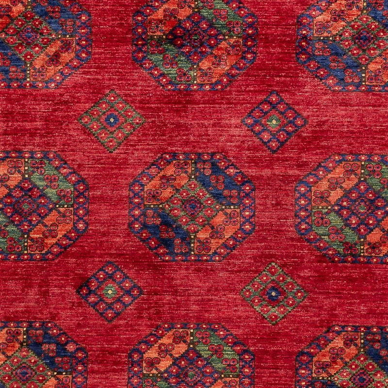 Tappeto afgano - Kunduz - 301 x 200 cm - rosso