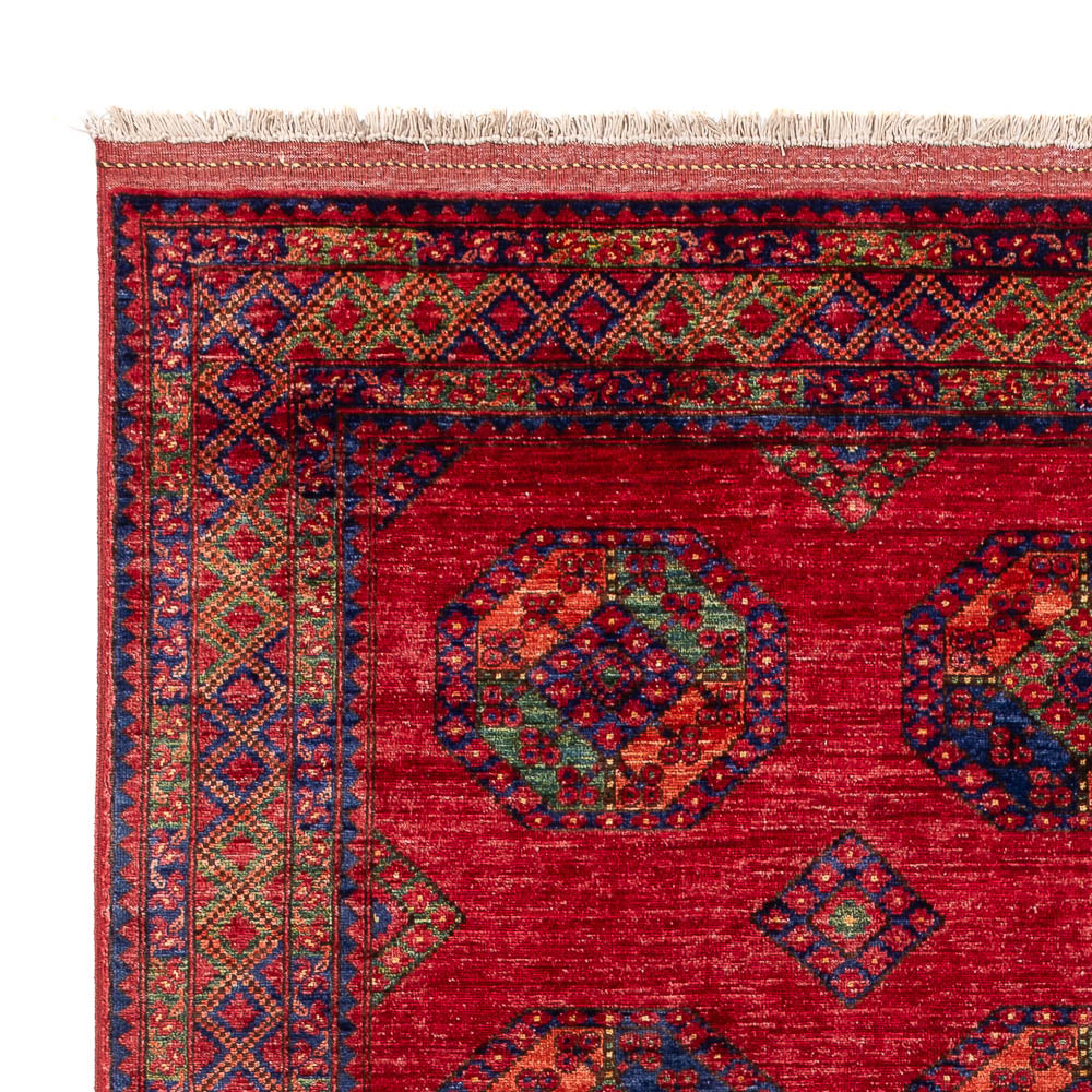Tappeto afgano - Kunduz - 301 x 200 cm - rosso