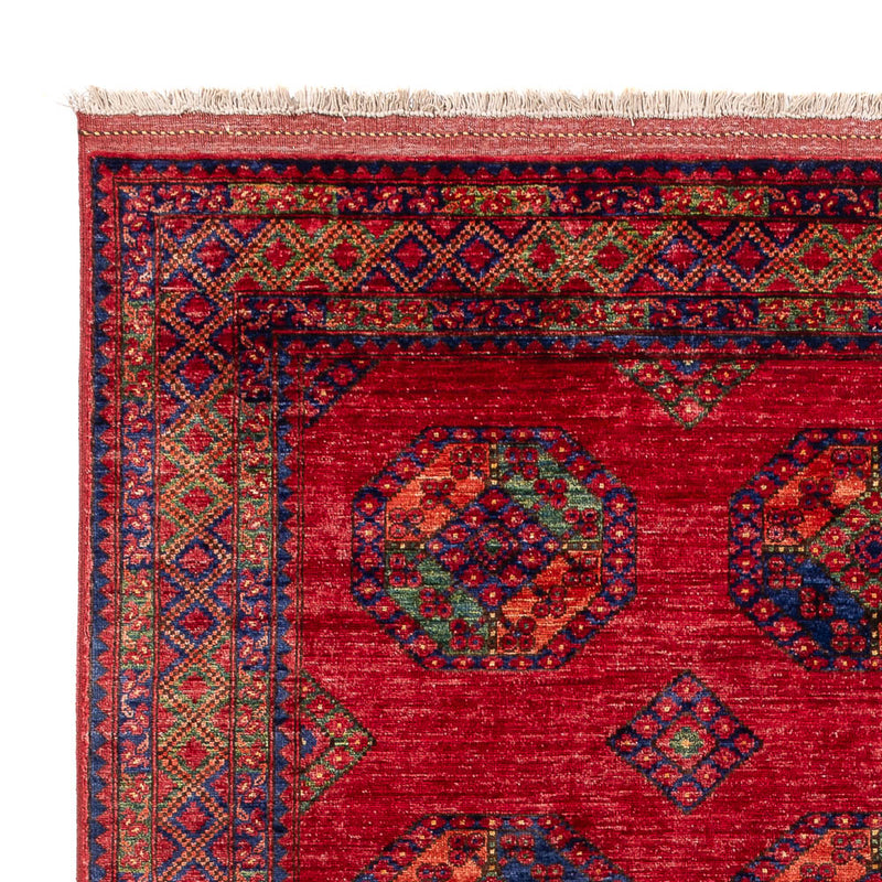Tappeto afgano - Kunduz - 301 x 200 cm - rosso