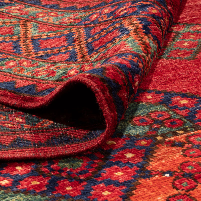 Tappeto afgano - Kunduz - 300 x 206 cm - rosso