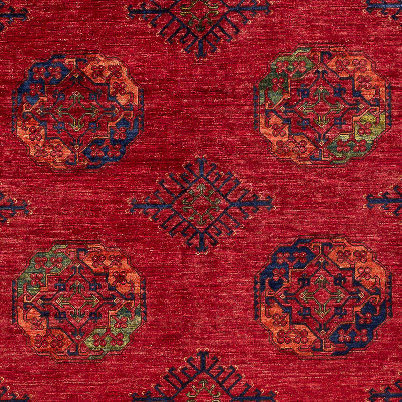 Tappeto afgano - Kunduz - 296 x 214 cm - rosso