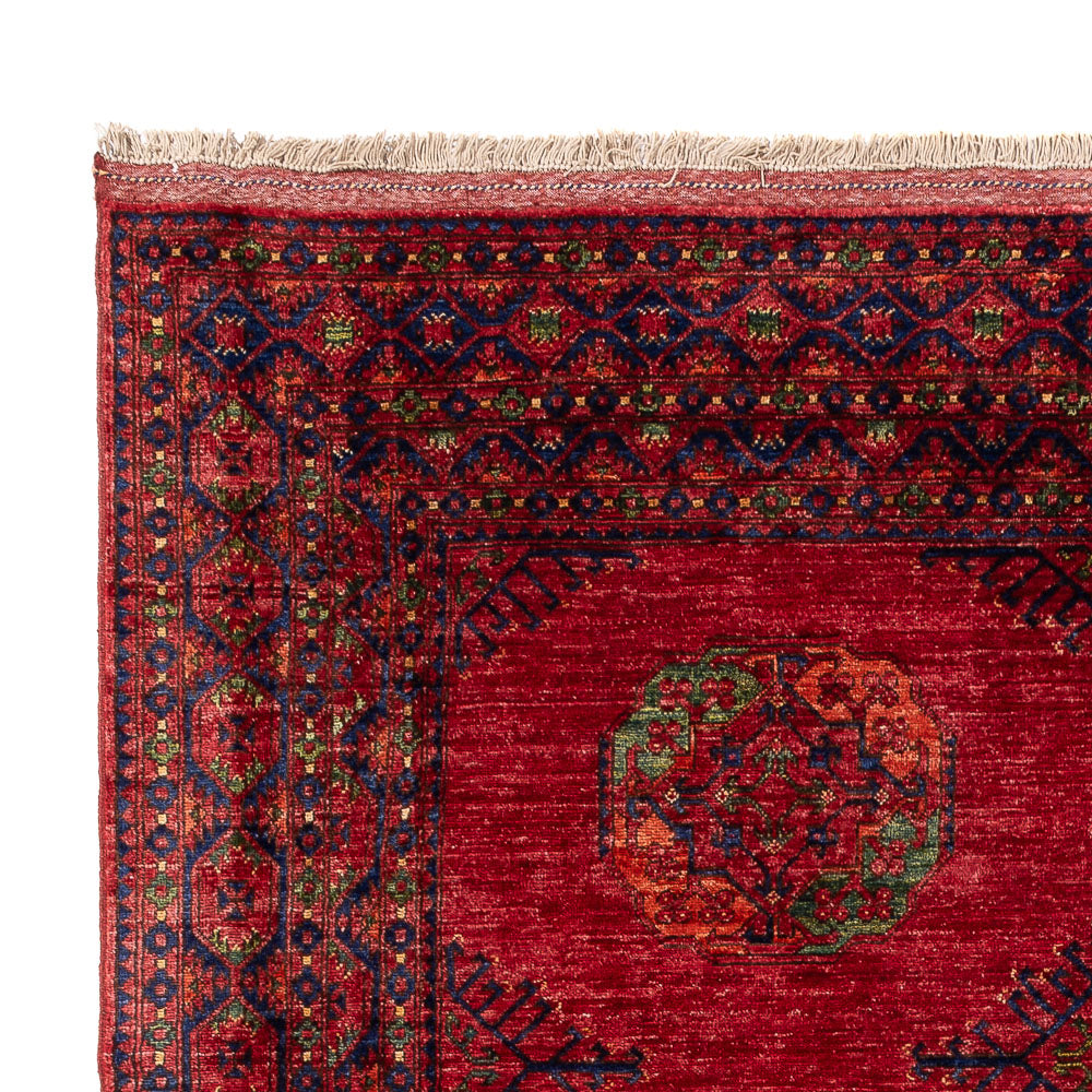 Tappeto afgano - Kunduz - 296 x 214 cm - rosso