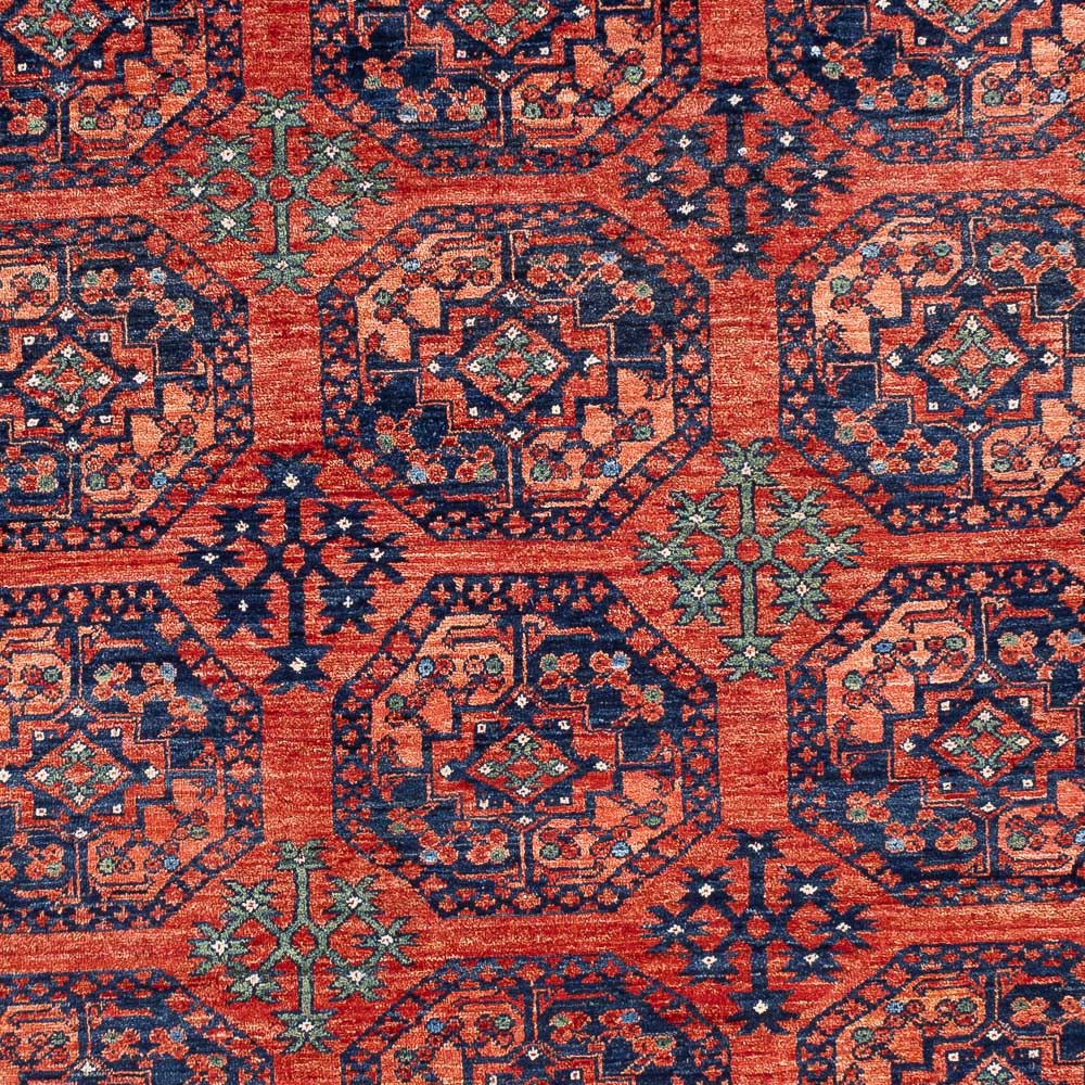 Tappeto afgano - Kunduz - 298 x 205 cm - rosso chiaro