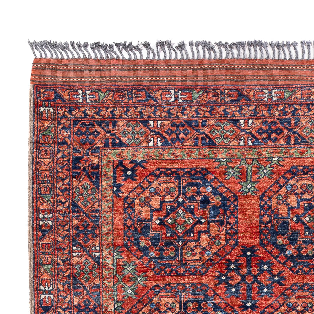 Tappeto afgano - Kunduz - 298 x 205 cm - rosso chiaro
