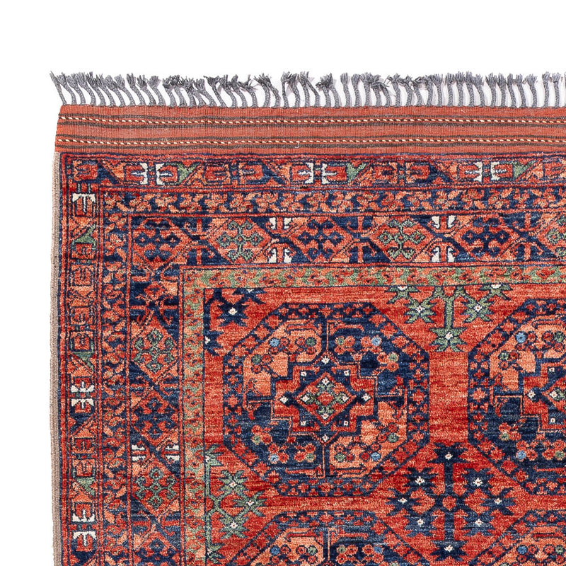 Tappeto afgano - Kunduz - 298 x 205 cm - rosso chiaro