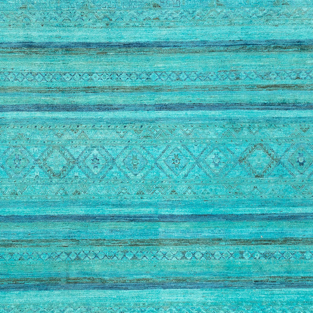 Tappeto Ziegler - Moderno - Vintage/Tinto di moda - 295 x 207 cm - turchese