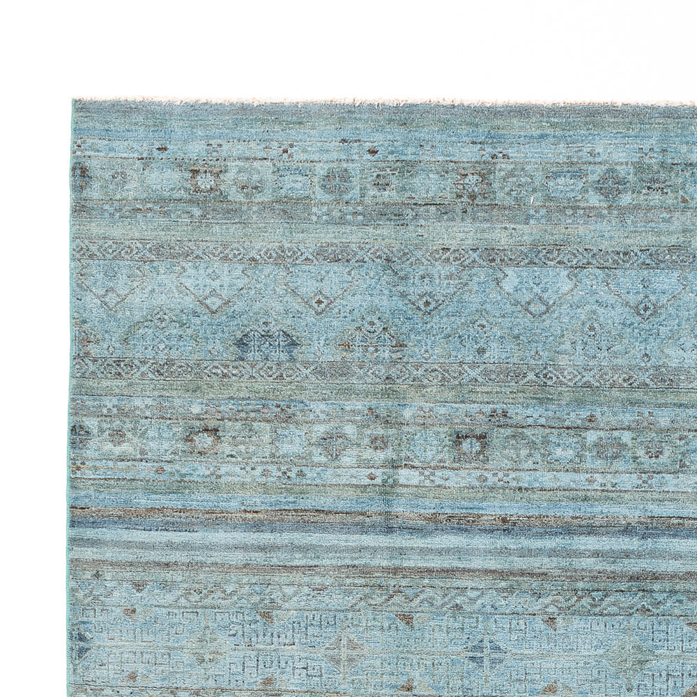 Tappeto Ziegler - Shal - Vintage/Tinto di moda - 288 x 207 cm - blu chiaro